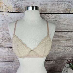 NWT BCBGeneration The Malibu Underwire Nude Sheer Lace Bra 32B‎